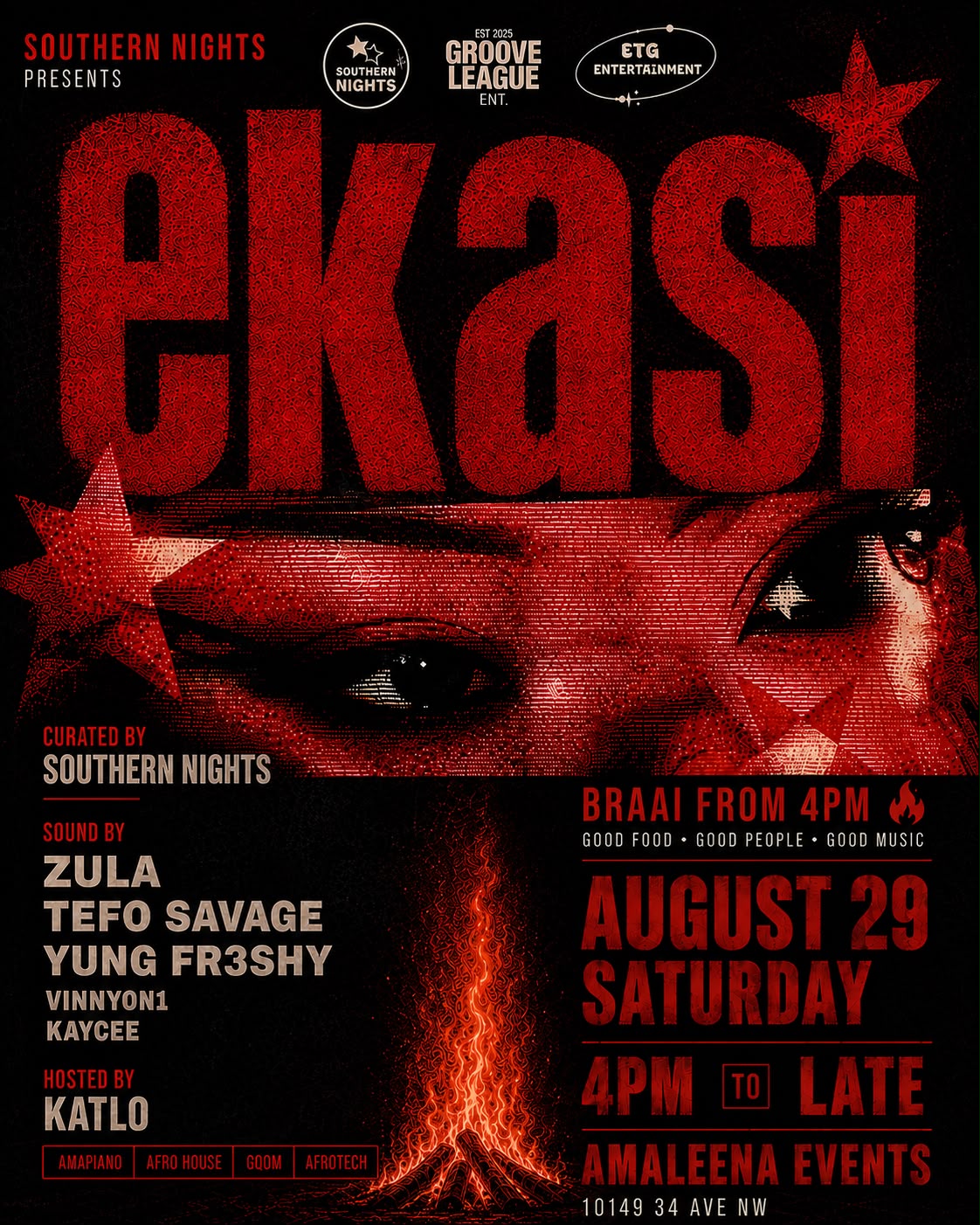 eKasi — Southern Nights — Edmonton poster