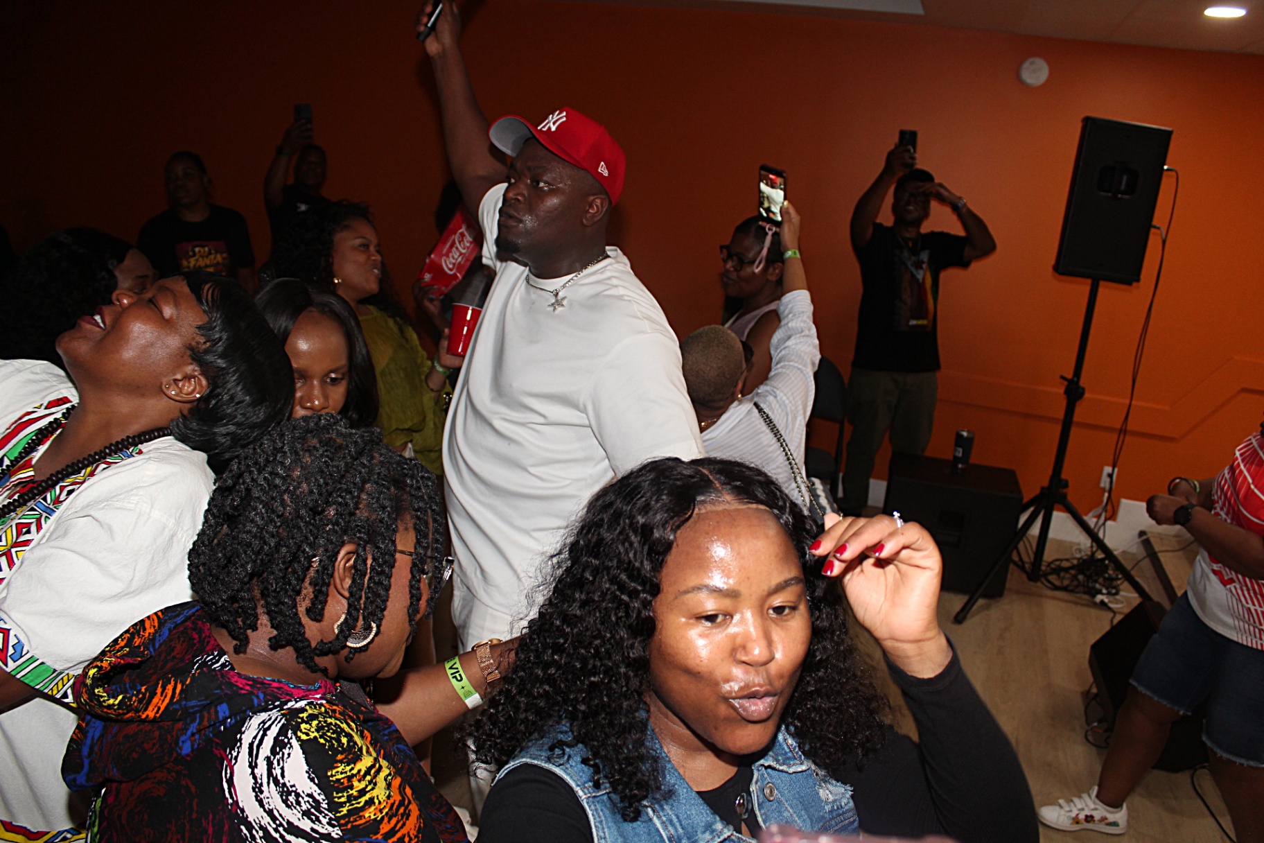 Crowd vibing at ZimConnect 2026 ArtSphere