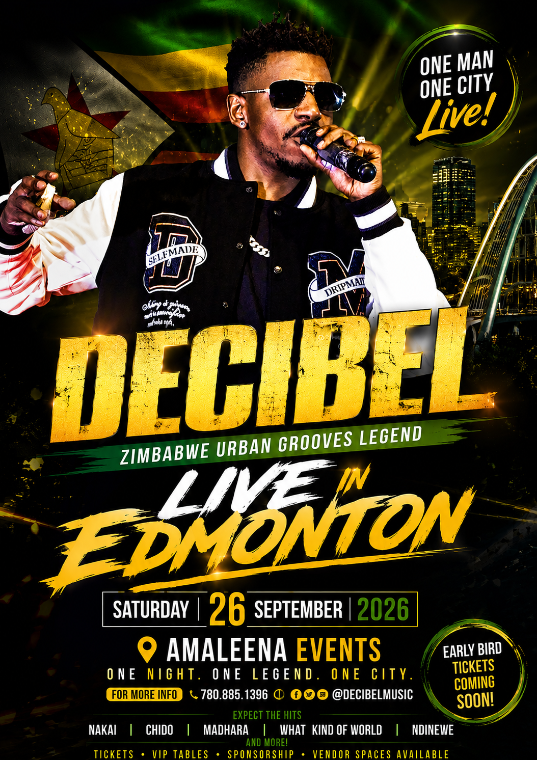 Decibel Live In Edmonton — Edmonton poster
