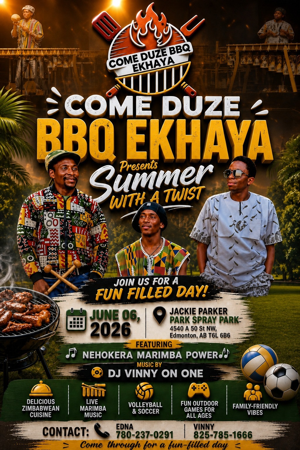 Come Duze BBQ Ekhaya — Edmonton poster
