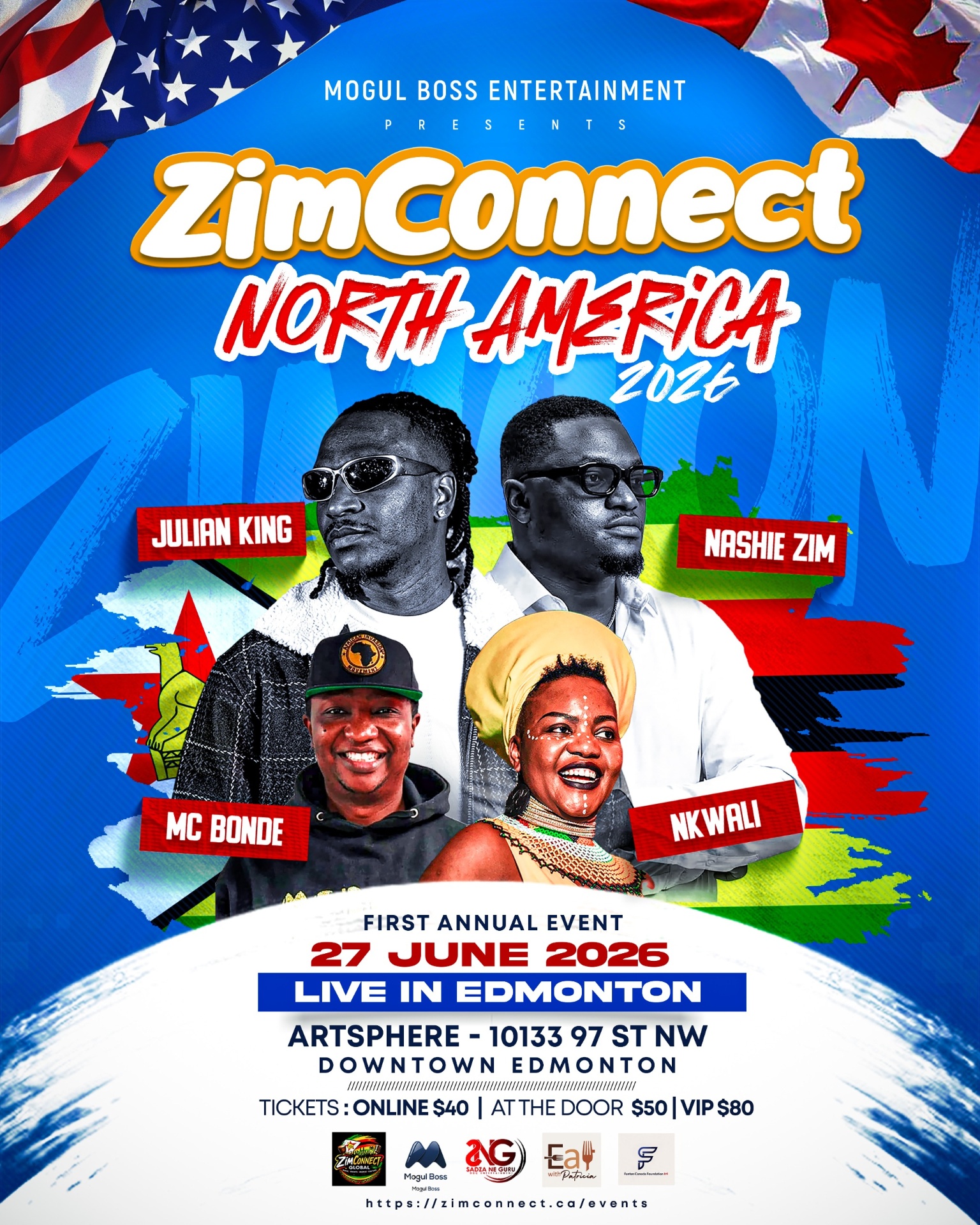 ZimConnect North America
First Annual Event poster — Zimbabwean event Edmonton 2027